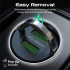 Promate Bullet-PD40 Super-Mini Ultra-Fast Car Charger with 40W Dual USB-C Ports